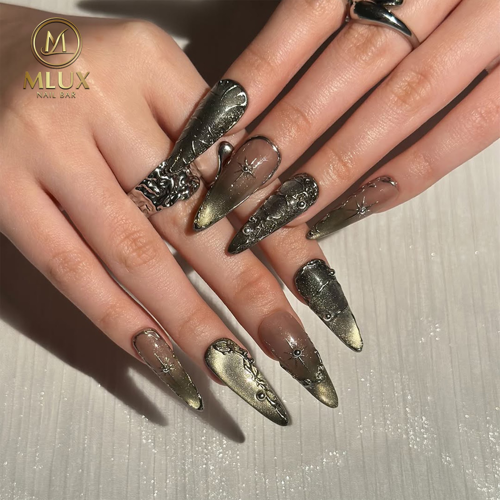 Mlux Nail Bar nail work in Euless, Texas